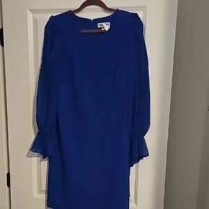 Shelby & Palmer Cobalt Blue Long Sleeve Dress
